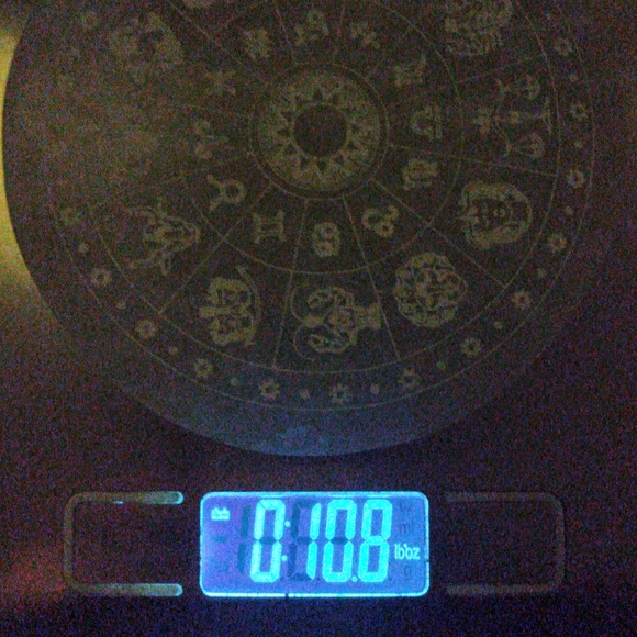 ☮️ ZODiAC SymboL WHEEL ⭐ White SeLenite Energy GRiD CRYSTAL charging Plate Gift - Picture 5 of 7